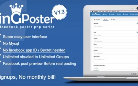 King poster - Facebook group auto poster script
