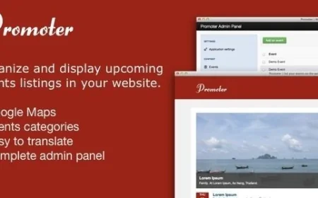 Promoter - Upcomin Events Listing