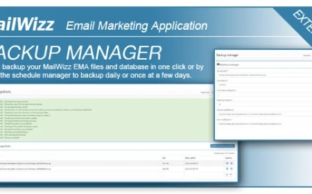 Backup Manager for MailWizz EMA
