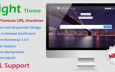 Light Theme for Premium URL Shortener