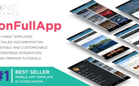 IonFullApp | Full Ionic Template + Cordova Plugins