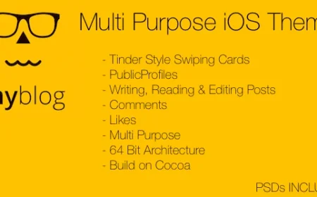 MyBlog Multi Purpose iOS Theme