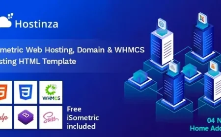 Hostinza v1.9 - Isometric Web Hosting, Domain and WHMCS HTML Hosting Template