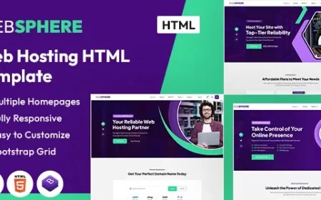 WebSphere - Web Hosting HTML Template