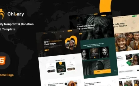 Chioary - Charity &amp; Donation HTML5 Template
