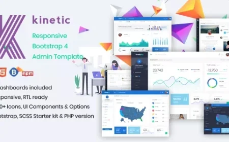 Kinetic - HTML Bootstrap 4 Admin Template