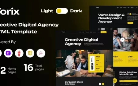 Vorix - Creative Digital Agency HTML Template