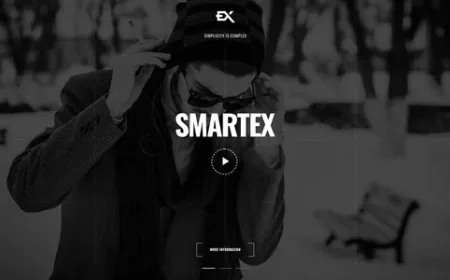 Smartex - One Page Portfolio Template