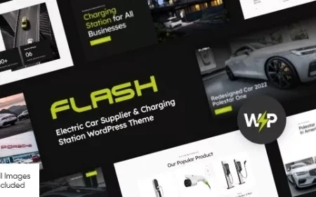The Flash v1.12 - Electric Car Supplier &amp; Charging Station WordPress Theme