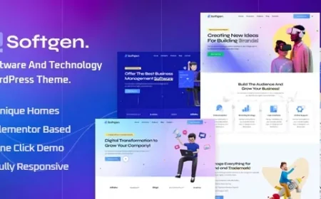 Softgen v1.0.1 - Software &amp; Technology WordPress Theme