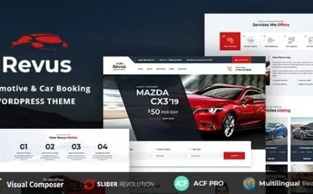Revus v2.6.5 - Automotive &amp; Car Rental WordPress Theme