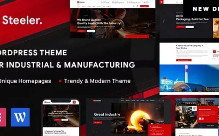 Steeler v3.0 - Industrial &amp; Manufacturing WordPress Theme