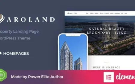 Aroland v1.1.3 - Single Property Landing Page WordPress Theme