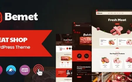 Bemet v1.0.2 - Butcher &amp; Meat WordPress Theme