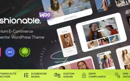 Fashionable v1.0.6 - Clothing &amp; Apparel WooCommerce WordPress Theme