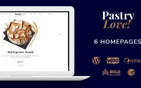 Pastry Love v1.2.9 - Bakery &amp; Cake Shop WordPress Theme