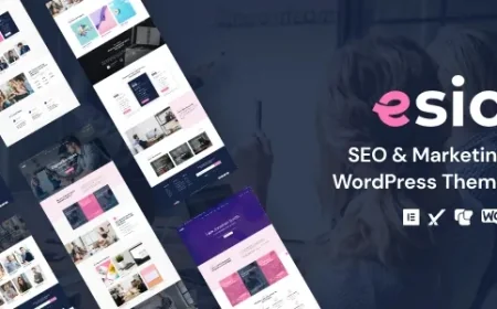 Esio v1.3 - SEO &amp; Marketing WordPress Theme