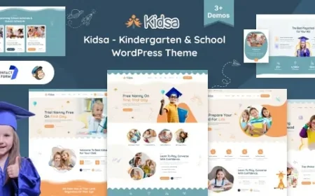 Kidsa v1.1.0 - Kindergarten &amp; School WordPress Theme
