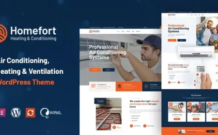 Homefort v1.1.4 - Air Conditioning &amp; Heating WordPress Theme + RTL