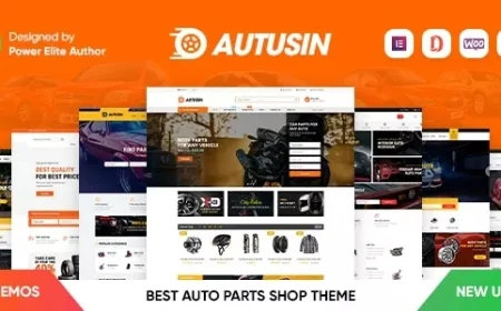 Autusin v2.8.5 - Auto Parts &amp; Car Accessories Shop Elementor WooCommerce WordPress Theme