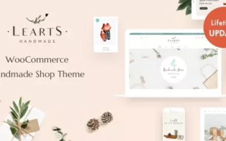 LeArts - Handmade Shop WooCommerce WordPress Theme v1.8.9