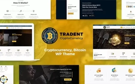 Tradent v2.8 - Cryptocurrency, Bitcoin WordPress Theme