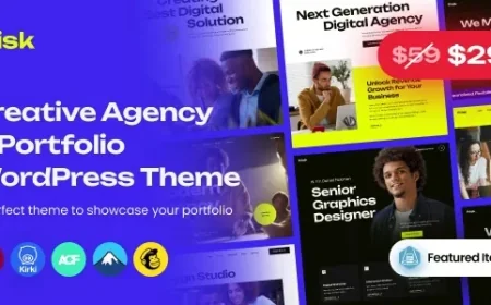 Frisk v1.1 - Creative Agency &amp; Portfolio WordPress Theme