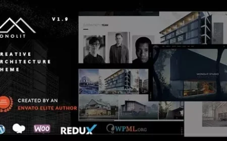 Monolit - Responsive Architecture WordPress Theme v2.1.1