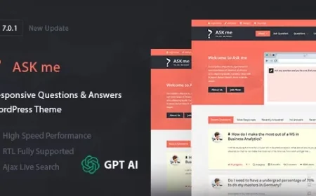 Ask Me - Responsive Questions &amp; Answers WordPress v7.0.1