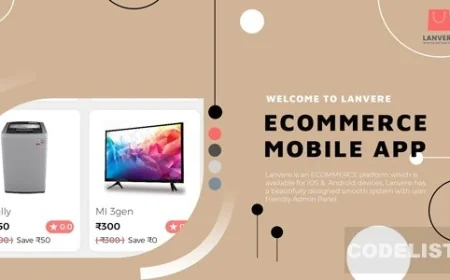 Lanvere v1.0 - ecommerce mobile app iPhone