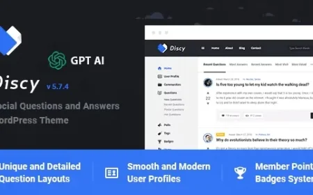 Discy - Social Questions and Answers WordPress Theme v5.7.4