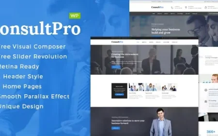 ConsultPro v3.0 - Finance and Consultancy WordPress Theme
