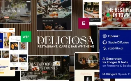 Deliciosa v1.5.0 - Restaurant &amp; Cafe WordPress Theme