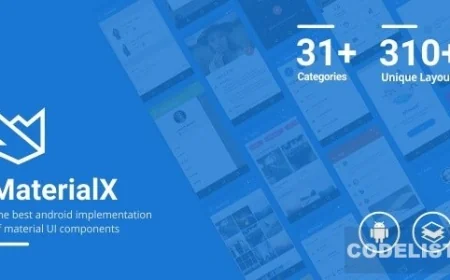 MaterialX v2.6 - Android Material Design UI Components