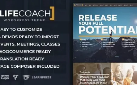 Life Coach WordPress Theme v3.0.0