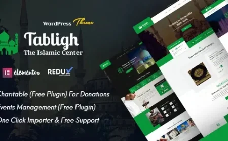 Tabligh v1.6 - Islamic Institute &amp; Mosque WordPress Theme + RTL