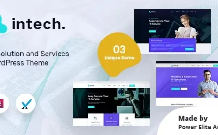 Intech v1.9 - IT Solutions Company WordPress Theme