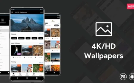 4K/HD Wallpaper Android App (Google Material Design + Admob + Firebase Push Noti + PHP Backend) v2.8