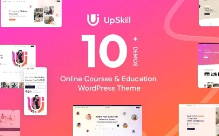UpSkill - Education Online Courses LMS WordPress Theme v1.0