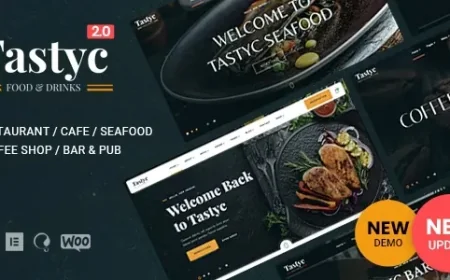 Tastyc v2.3.0 - Cafe Restaurant Theme