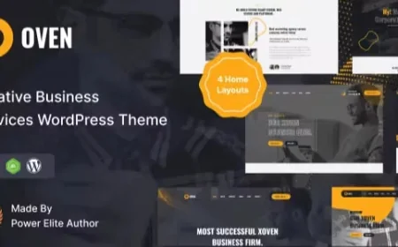 Xoven - Digital Agency Services WordPress Theme v1.0