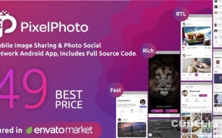 PixelPhoto Android v1.8.3 - Mobile Image Sharing & Photo Social Network Application