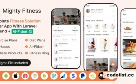 MightyFitness v9.0 - Complete Fitness Solution Flutter App With Laravel Backend + ChatGPT (AIFitbot)