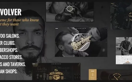 Revolver v1.9 - Tattoo Studio and Barbershop Theme