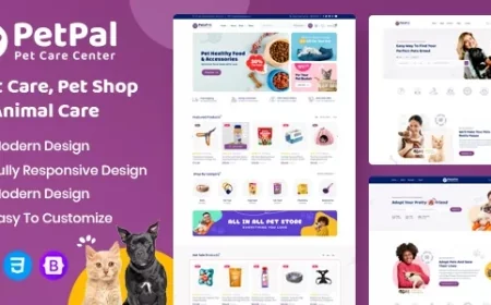 Petpal - Pet Care and Pet Shop HTML Template