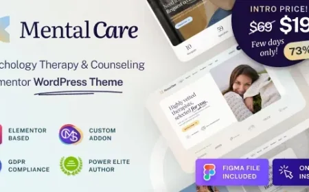 Mental Care v1.0.1 - Therapy &amp; Counseling Psychologist WordPress Theme