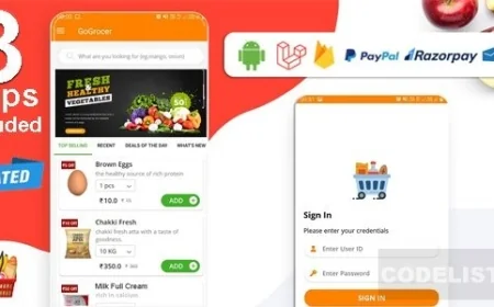 Multi-Store Grocery Delivery App with PHP Backend and Store & Delivery Boy App v1.5