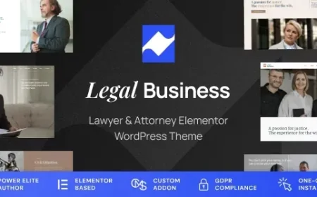 Legal Business - Attorney &amp; Lawyer WordPress Theme v1.0.6