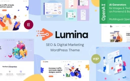 Lumina - Creative Agency WordPress Theme v1.3