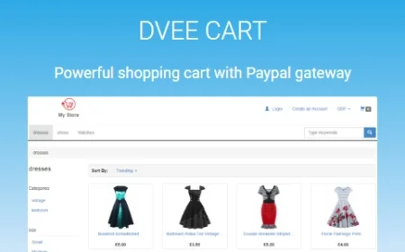 Dvee Cart - E-commerce with Paypal
